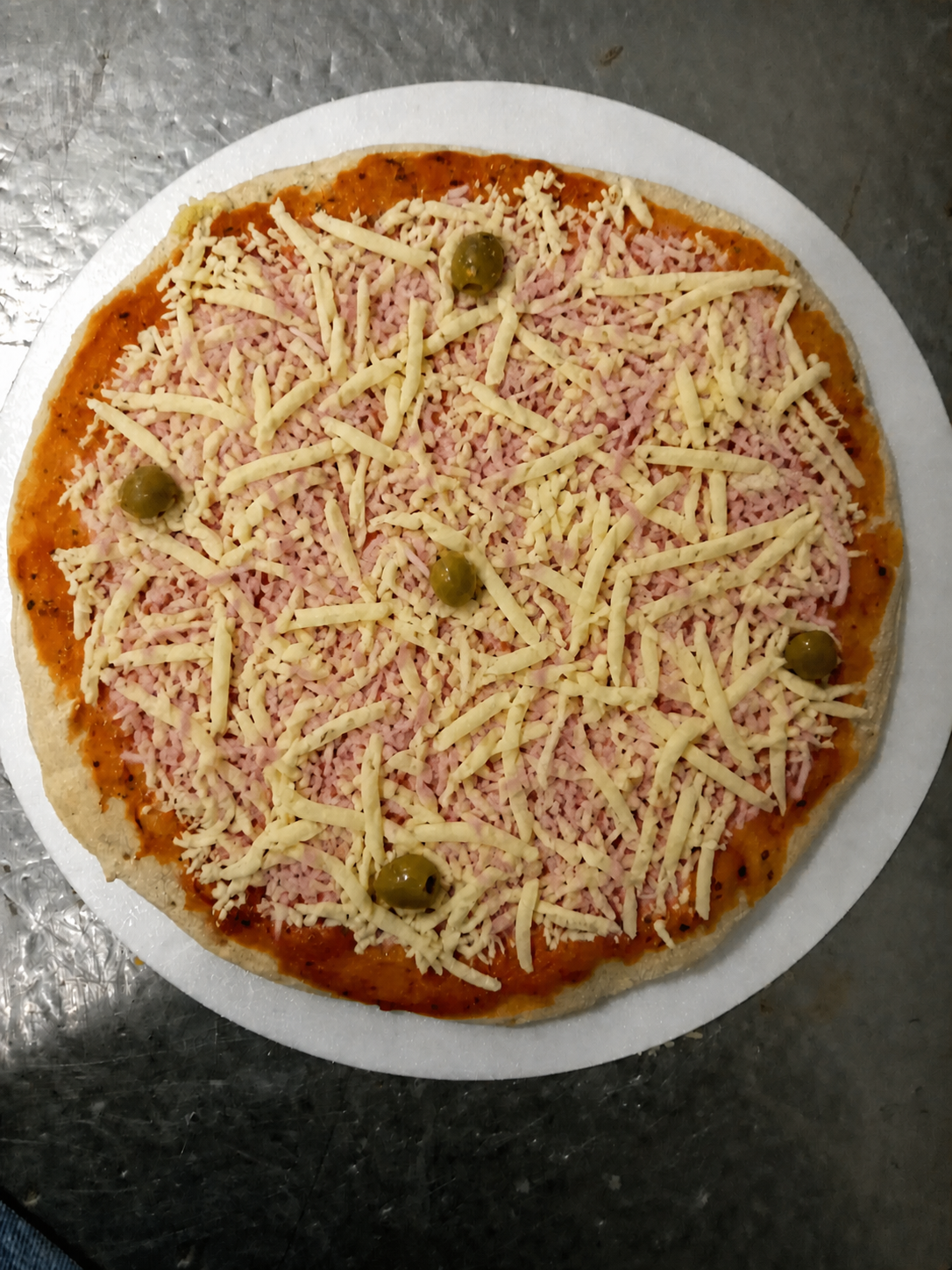 Pizza sabor Presunto e Queijo